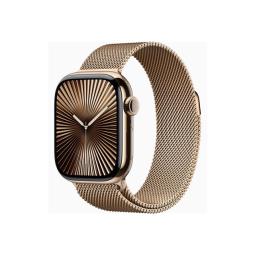 Smartwatch apple watch series 10 gps + cell 42mm golden titanium milanese loop m - l