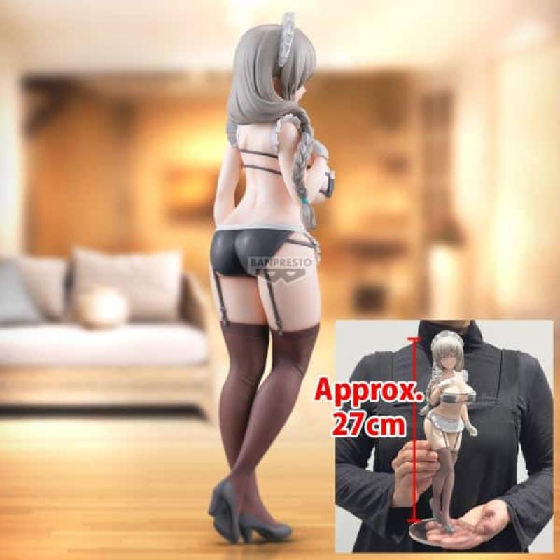 Figura banpresto uzaki - chan wants to hang out! glitter & glamours uzaki tsuki maid ver. 27cm