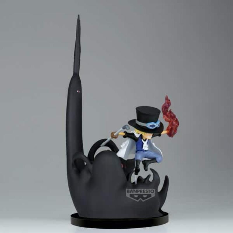 Figura banpresto one piece world collectable figure special sabo vs five elders & imu 14cm