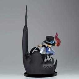 Figura banpresto one piece world collectable figure special sabo vs five elders & imu 14cm