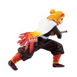 Figura banpresto demon slayer kimetsu no yaiba maximatic kyojuro rengoku 16cm