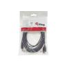 Cable usb 2.0 a usb tipo b equip 2m - macho - macho - negro
