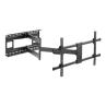 Soporte de pared orientable equip para pantalla de 43 pulgadas - 80 pulgadas doble brazo largo articulado equip max.