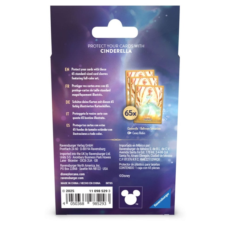 Fundas de cartas disney lorcana cinderella (65)