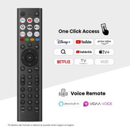 Tv hisense 65 pulgadas led 4k uhd - 65a6q - smart tv