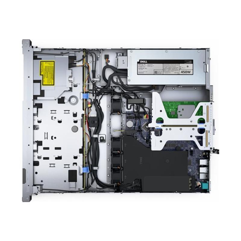 Servidor dell poweredge r250 xeon e - 2334 16gb 2tb
