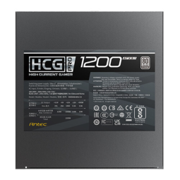 Fuente alimentacion antec hcg1000 pro p ec gaming atx 1200w