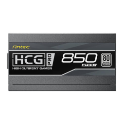 Fuente alimentacion antec hcg850 pro p ec 850w 80+ platinum modular atx negro