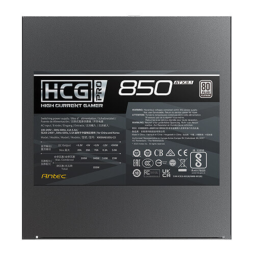 Fuente alimentacion antec hcg850 pro p ec 850w 80+ platinum modular atx negro