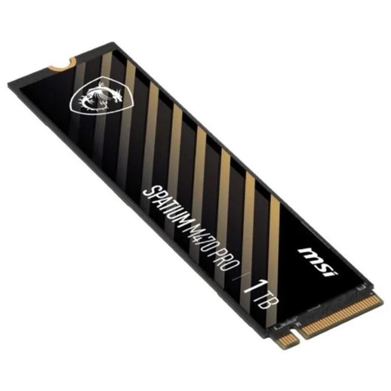 Disco duro interno solido ssd msi spatium m470 pro 1tb m.2 nvme pcie4