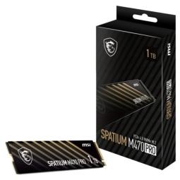 Disco duro interno solido ssd msi spatium m470 pro 1tb m.2 nvme pcie4