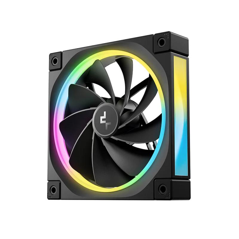 Ventilador caja deepcool fl12r argb 120mm negro