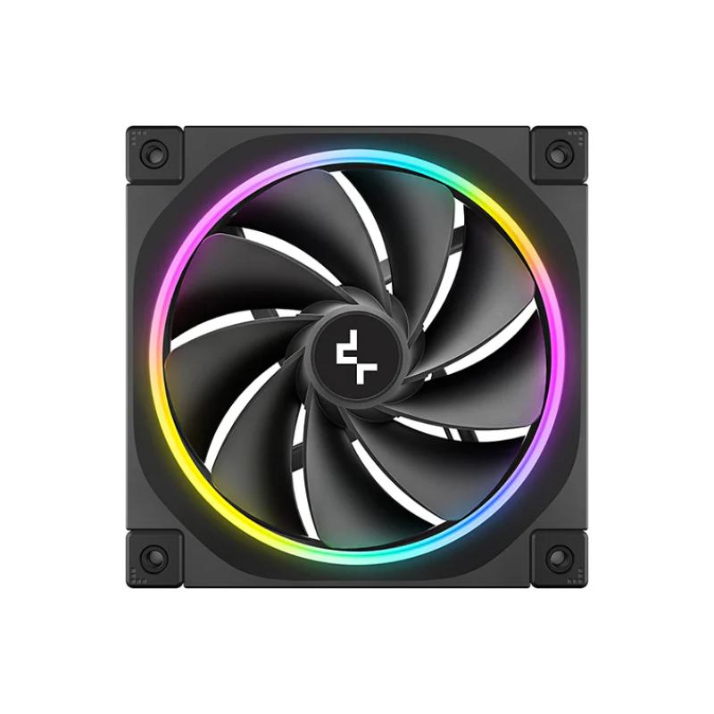 Ventilador caja deepcool fl12r argb 120mm negro