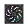 Ventilador caja deepcool fl12r argb 120mm negro