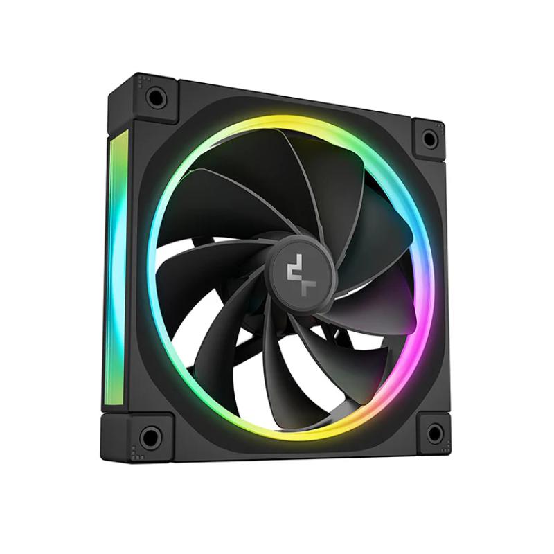 Ventilador caja deepcool fl12r argb 120mm negro