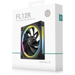 Ventilador caja deepcool fl12r argb 120mm negro