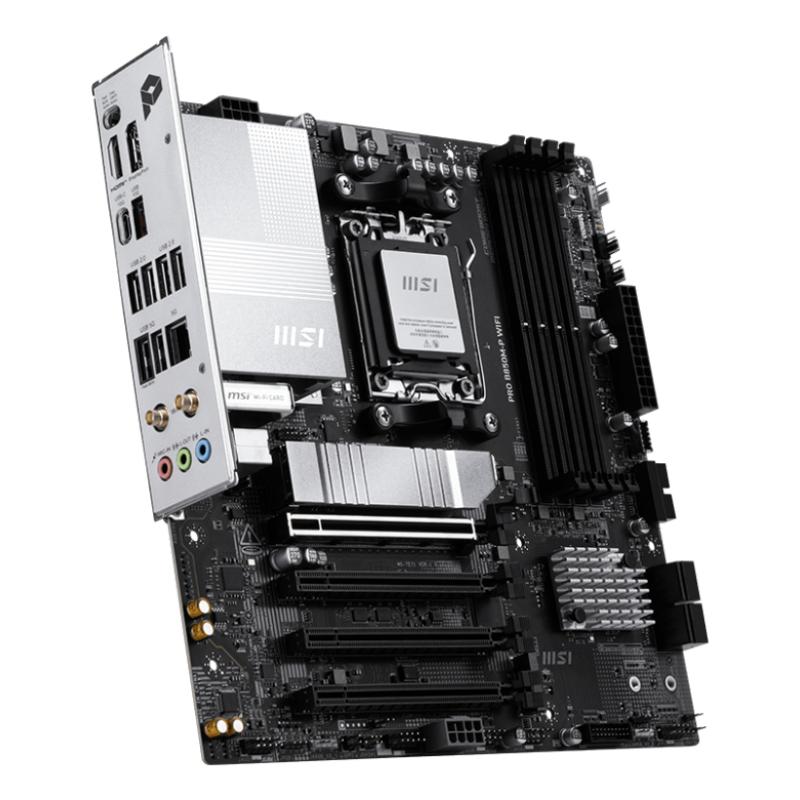Placa base msi pro b850m - p wifi am5 matx - 4x ddr5