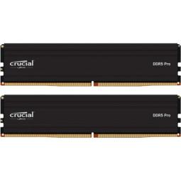 Memoria ram ddr5 128gb 2x64gb crucial pro - udimm - 5600 mhz - pc5 44800 - cl46