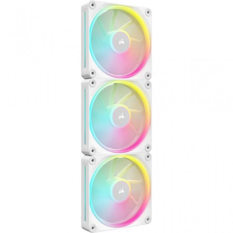Ventilador caja corsair lx120 icue link rgb 3 x 120mm blanco
