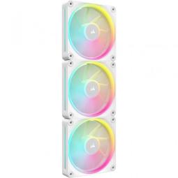 Ventilador caja corsair lx120 icue link rgb 3 x 120mm blanco