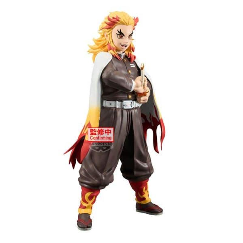 Figura banpresto demon slayer kimetsu no yaiba grandista kyojuro rengoku 24cm