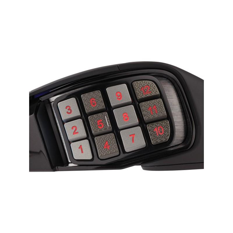 Raton gaming corsair scimitar elite rgb negro