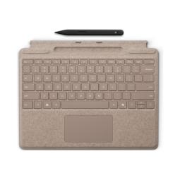Teclado microsoft surface pro + pen para surface pro 9 - 8 - 11 marron