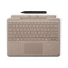 Teclado microsoft surface pro + pen para surface pro 9 - 8 - 11 marron