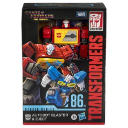 Figura hasbro transformers autobot blaster & eject