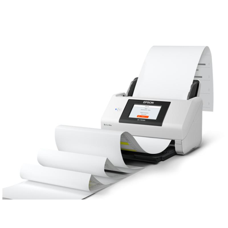 Escaner documental epson worforce ds - 790wn a4 - 45ppm - usb - red - wifi
