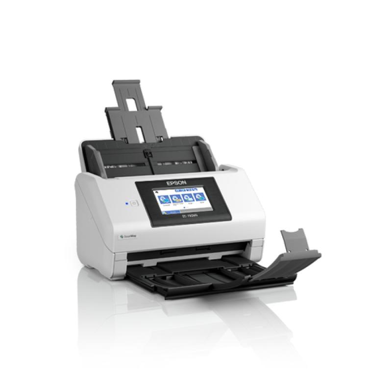 Escaner documental epson worforce ds - 790wn a4 - 45ppm - usb - red - wifi