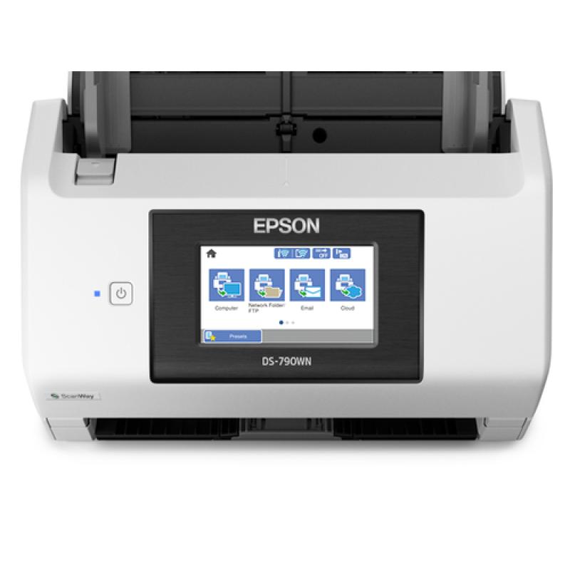 Escaner documental epson worforce ds - 790wn a4 - 45ppm - usb - red - wifi