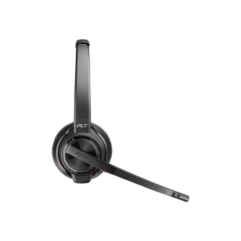 Auriculares poly savi 8220 office inalambrico negro