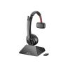 Auriculares poly savi 8210 office inalambrico negro