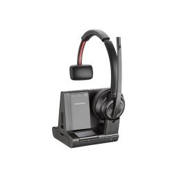 Auriculares poly savi 8210 uc dect inalambrico negro