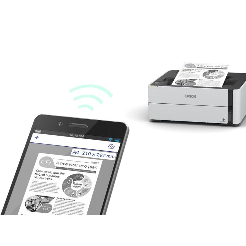 Impresora inyeccion epson ecotank et - m1180 monocromo duplex