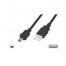 Cable usb 2.0 equip tipo a -  b mini (5pin) 1.8m - Imagen 1