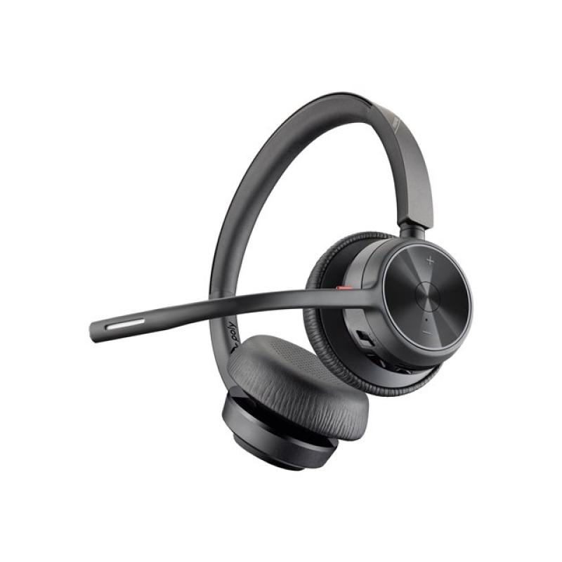 Auriculares poly voyager 4320 inalambrico negro