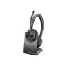 Auriculares poly voyager 4320 inalambrico negro
