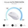 Teclado + raton subblim combo dual office prowave blanco
