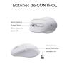Teclado + raton subblim combo dual office prowave blanco