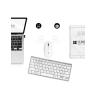 Teclado + raton subblim combo plata portugues