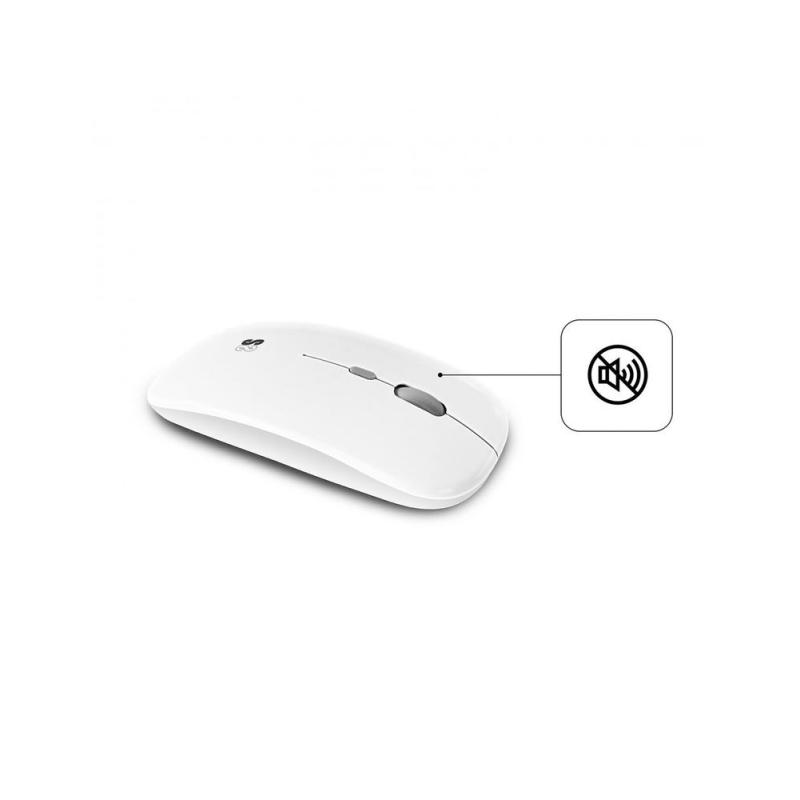 Teclado + raton subblim combo plata portugues
