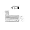 Teclado + raton subblim combo plata portugues