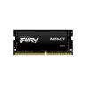 Memoria ram ddr4 64gb 2x32gb kingston - 3200mhz - pc4 - 25600 - fury impact - cl20 - 1.2v - sodimm