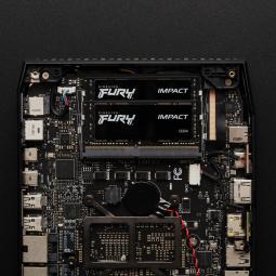 Memoria ram ddr4 64gb 2x32gb kingston - 3200mhz - pc4 - 25600 - fury impact - cl20 - 1.2v - sodimm