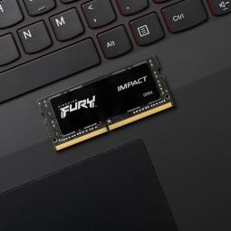 Memoria ram ddr4 64gb 2x32gb kingston - 3200mhz - pc4 - 25600 - fury impact - cl20 - 1.2v - sodimm