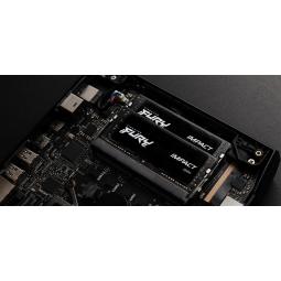 Memoria ram ddr4 64gb 2x32gb kingston - 3200mhz - pc4 - 25600 - fury impact - cl20 - 1.2v - sodimm