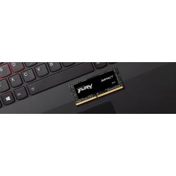 Memoria ram ddr4 64gb 2x32gb kingston - 3200mhz - pc4 - 25600 - fury impact - cl20 - 1.2v - sodimm
