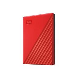 Disco duro externo hdd wd western digital 2tb my passport usb 3.2 rojo